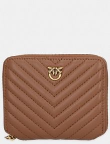 Portfel pinko  brązowy damski 100249.A0GK