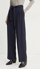 Spodnie eleganckie Boss  granatowe damskie 50479405