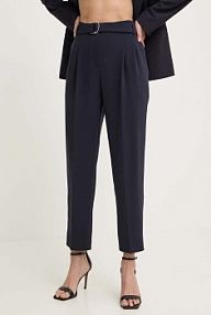 Spodnie eleganckie Boss  granatowe damskie 50490037