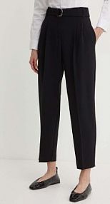 Spodnie eleganckie Boss  czarne damskie 50490037