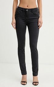 Jeansy PATRIZIA PEPE  czarne damskie CP0509.D1HIN