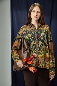 Koszula z długim rękawem Medicine  turkusowa RW25-KDD854