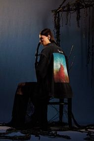 Koszula z długim rękawem Medicine  czarna RW25-KDDA50