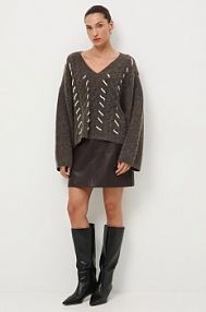 Spódnica Medicine  brązowa RW25-SDD800