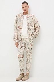 Spodnie dresowe Medicine  beżowe damskie RW25-SPD080