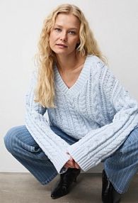 Sweter Medicine  niebieski damski RS26-SWD101