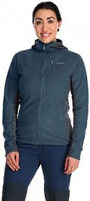 Bluza polarowa   capacitor hoody z kapturem Rab damska