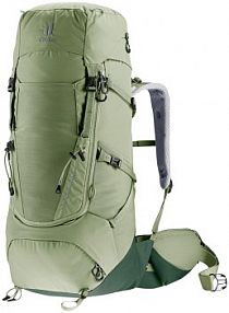 Plecak trekkingowy   aircontact core 45 + 10 sl - grove/ivy Deuter damski