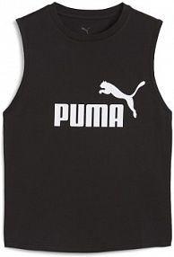  wąska koszulka bez rękawów z logo no. 1 ess  Puma damski