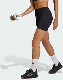 Legginsy z dzianiny o długości 4 cali workout essentials  Adidas