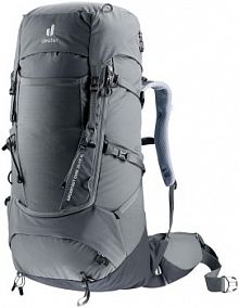 Plecak trekkingowy   aircontact core 35 + 10 sl - graphite/black Deuter damski
