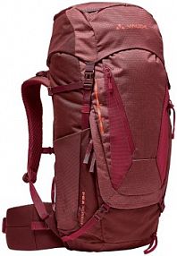 Plecak trekkingowy   asymmetric 38+8 - dark cherry Vaude damski