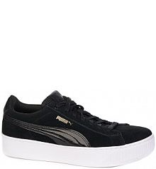 vikky platform zln 0351 –  sneakersy z zamszu, czarne, roz. 42 Puma damskie