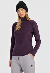 Bluza z polaru fioletowa 4F damska 4FRAW25UFLEF080-50S