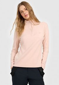 Bluza z polaru beżowa 4F damska 4FRAW25UFLEF080-83S