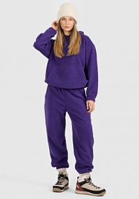 Spodnie dresowe fioletowe 4F damskie 4FRAW25TTROF1707-50S