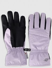 Rękawiczki narciarskie fioletowe 4F 4FWAW25AFGLF159-52S