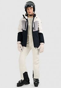 Spodnie narciarskie beżowe 4F 4FWAW25TFTRF0943-12S