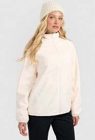 Bluza z polaru biała 4F damska 4FRAW25TFLEF450-11S