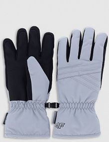 Rękawiczki narciarskie szare 4F 4FWAW25AFGLF159-25S