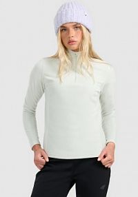 Bluza z polaru turkusowa 4F damska 4FWAW25UFLEF063-47S