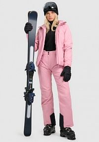 Spodnie narciarskie różowe 4F 4FWAW25TFTRF1157-54S