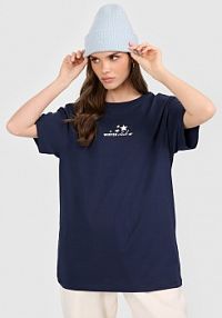 T-shirt granatowy 4F damski 4FRAW25TTSHF3411-31S