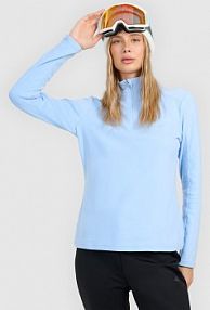 Bluza z polaru niebieska 4F damska 4FRAW25UFLEF080-34S