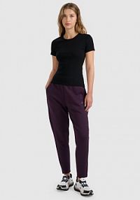 Spodnie dresowe fioletowe 4F damskie 4FWAW25TTROF1197-50S