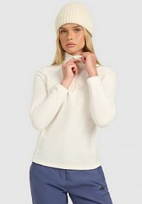 Bluza z polaru beżowa 4F damska 4FWAW25UFLEF063-12S