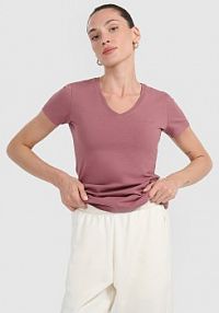 T-shirt różowy 4F damski 4FWAW25TTSHF2972-60S