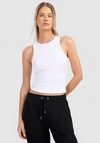 Top treningowy biały 4F 4FRAW25TSLEF310-10S