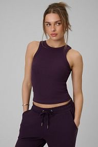 Top treningowy fioletowy 4F 4FRAW25TSLEF310-50S