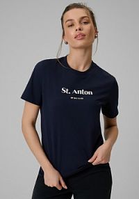 T-shirt granatowy 4F damski 4FRAW25TTSHF3409-31S