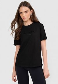 T-shirt czarny 4F damski 4FRAW25TTSHF3409-20S