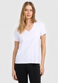 T-shirt biały 4F damski 4FRMM00TTSHF3618-10S