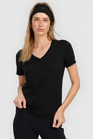 T-shirt czarny 4F damski 4FRMM00TTSHF3618-20S