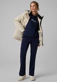 Spodnie dresowe granatowe 4F damskie 4FRAW25TTROF1710-31S
