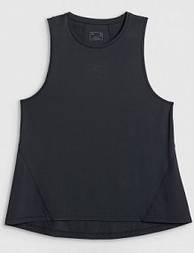 Top treningowy czarny 4F 4FWSS26TFSLF0767-20S