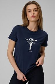 T-shirt granatowy 4F damski 4FRSS26TTSHF3448-31S