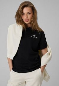 T-shirt czarny 4F damski 4FRSS26TTSHF3449-20S