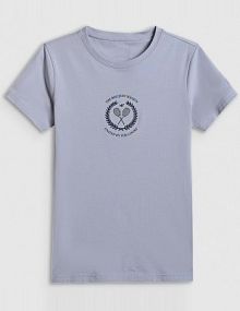 T-shirt niebieski 4F damski 4FWSS26TTSHF2723-32S