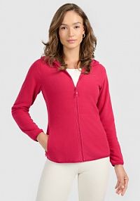 Bluza z polaru różowa 4F damska 4FRAW25TFLEF495-53S