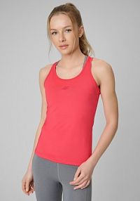 Top treningowy różowy 4F 4FWSS26TFSLF0766-63S