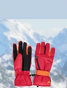 Rękawiczki narciarskie różowe 4F 4FRAW25AFGLF203-55N