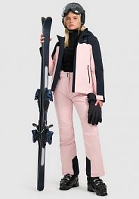 Spodnie narciarskie różowe 4F 4FWAW25TFTRF0944-56S