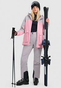 Spodnie narciarskie szare 4F 4FWAW25TFTRF1157-27S