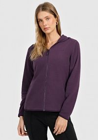 Bluza z polaru fioletowa 4F damska 4FRAW25TFLEF495-50S