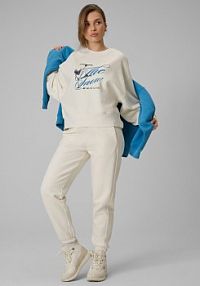 Spodnie dresowe beżowe 4F damskie 4FRSS26TTROF1724-12S