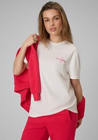 T-shirt beżowy 4F damski 4FRSS26TTSHF3449-12S